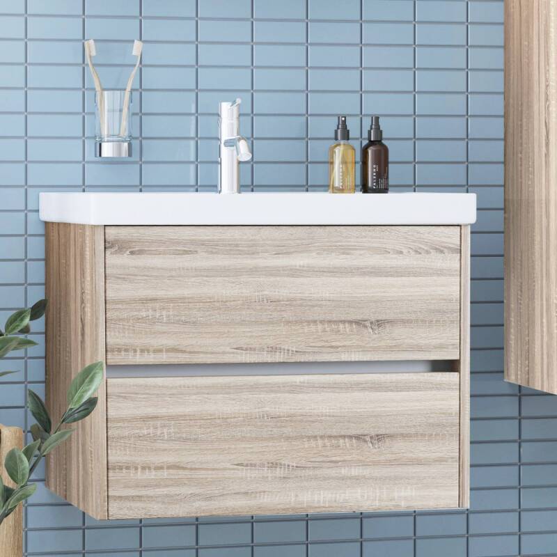 1087 Jena Wastafelmeubel 65 Duitse Eik