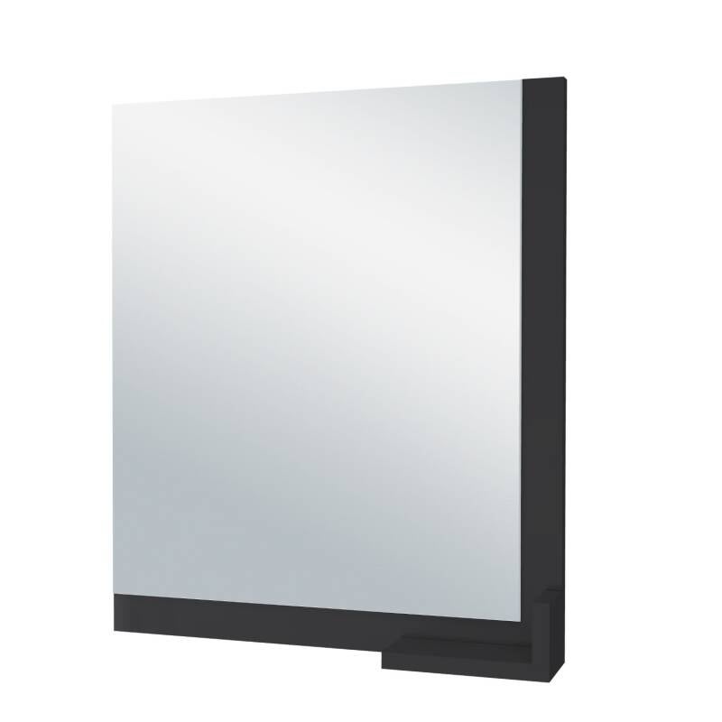 1086 Spiegra Spiegel 60x70 Mat Zwart