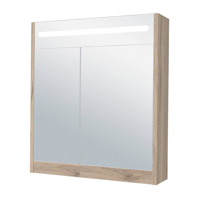1117 Hagen Led Spiegelkast 65 Duitse Eik