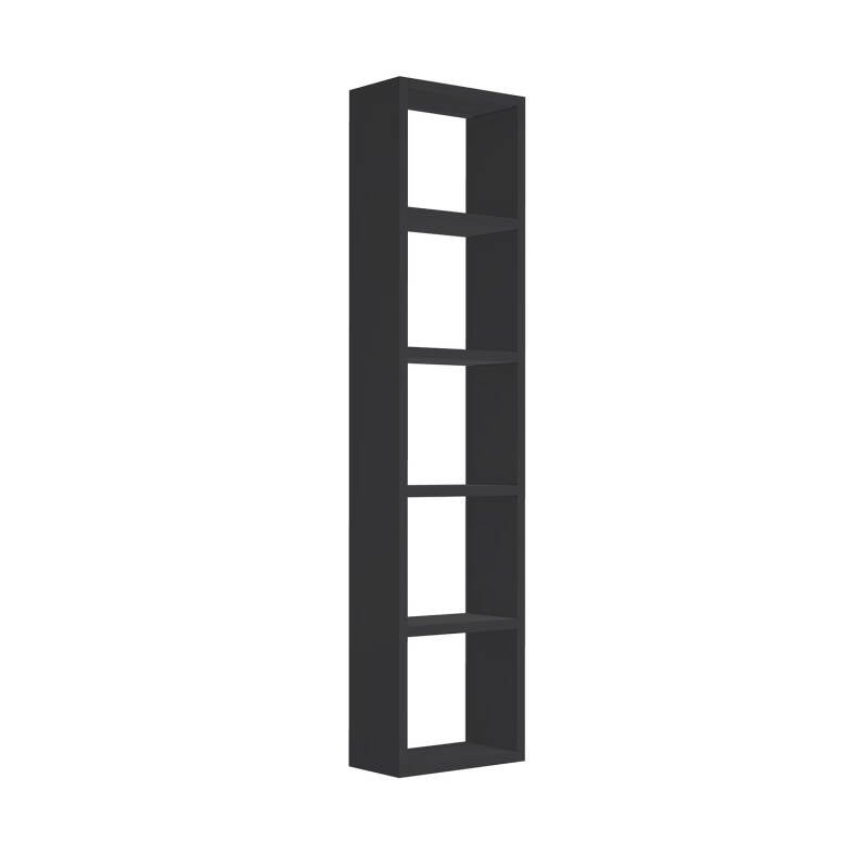 1084 Regal Hogekast Open Plank 160 Mat Zwart