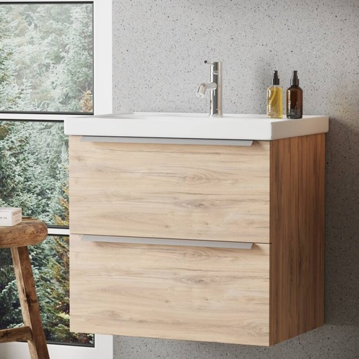 [BV-T-WM-FR-65-DO] 1155 Frankfurt Wastafelmeubel 65 Dorado