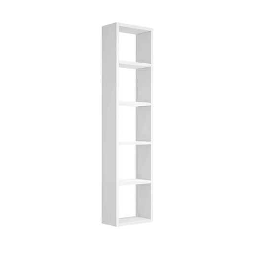 [BV-T-HOP-OK-160-HW] 1049 Regal Hogekast Open Plank 160 Hoogglans Wit