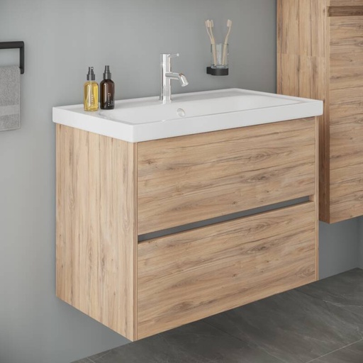 [BV-T-WM-BE-80-DO] 1148 Berlin Wastafelmeubel 80 Dorado